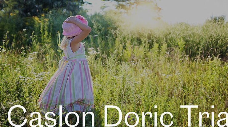 Caslon Doric Trial Font Family