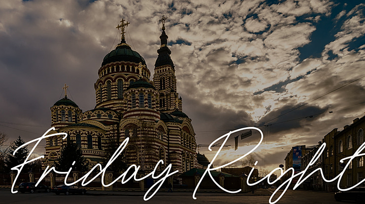 Friday Right Font