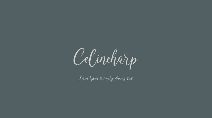 Celineharp Font