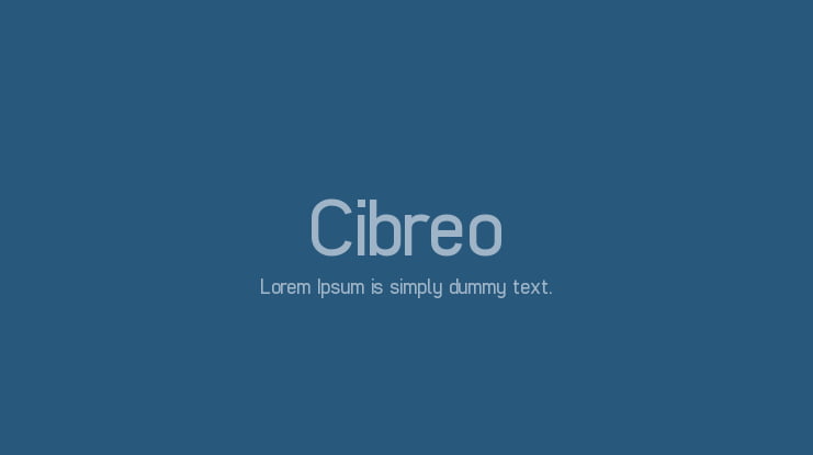 Cibreo Font