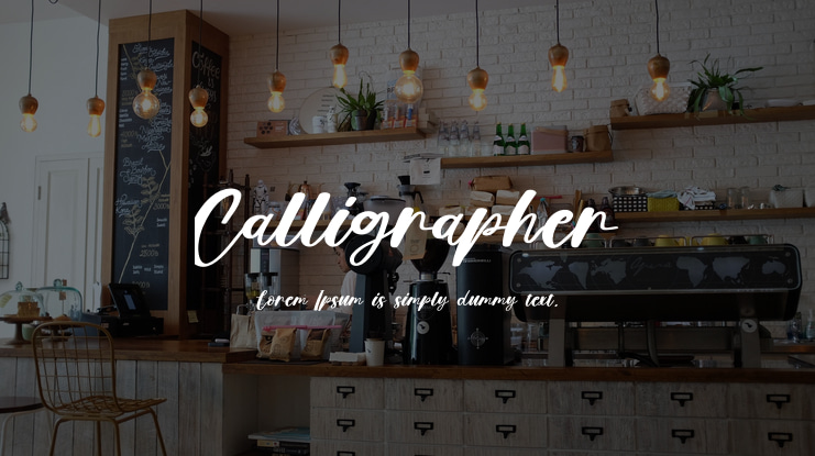 Calligrapher Font