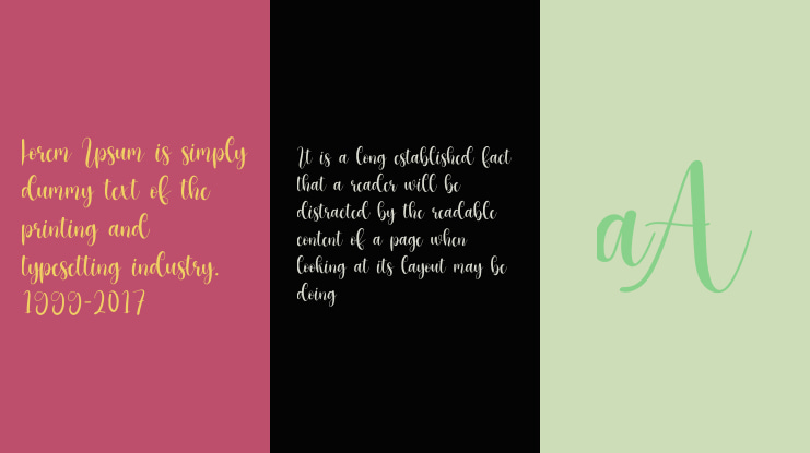 Black Signature Font