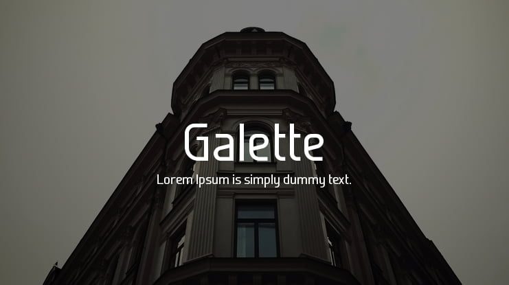 Galette Font