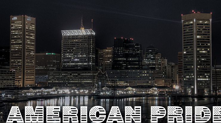 American Pride Font