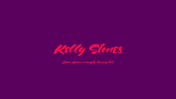Kelly Stones Font