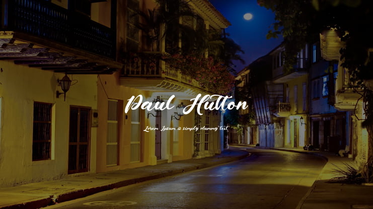 Paul Hutton Font