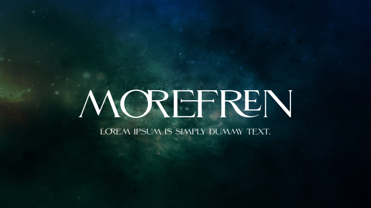 Morefren Font