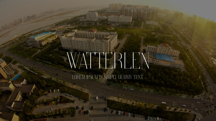 Watterlen Font