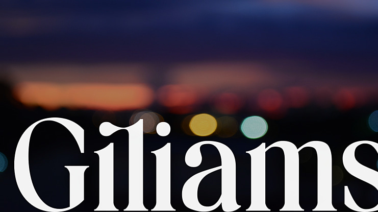 Giliams Font