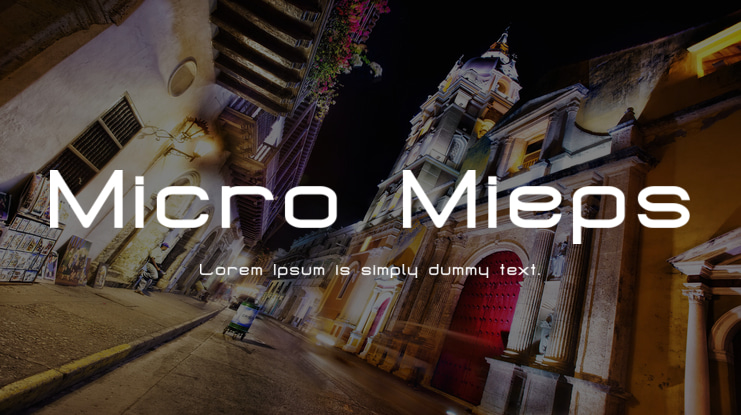 Micro Mieps Font Family
