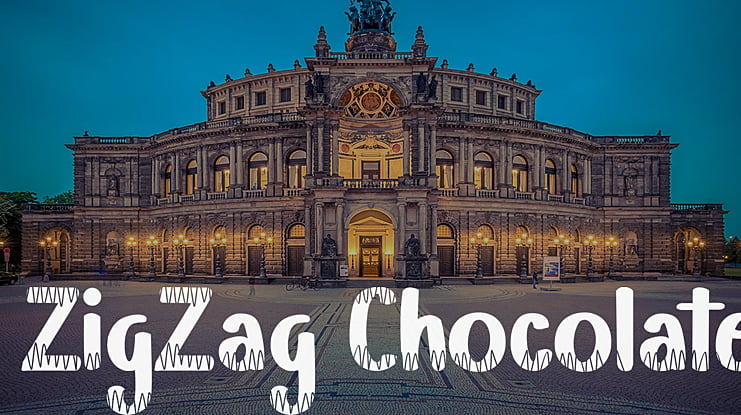 ZigZag Chocolate Font