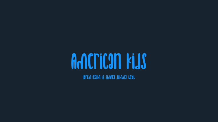 American Kids Font