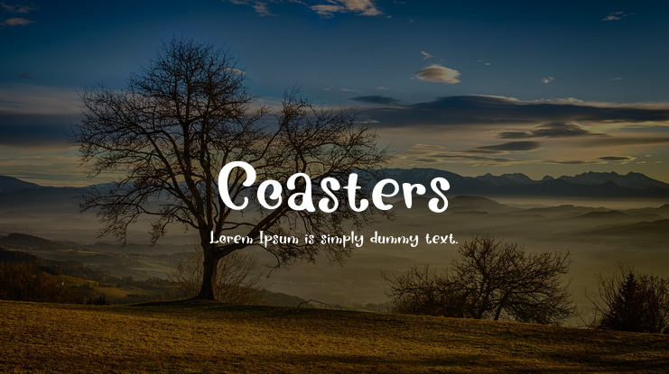Coasters Font