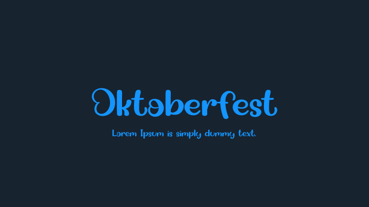 Oktoberfest Font