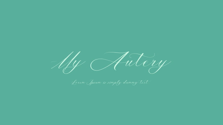 My Autery Font