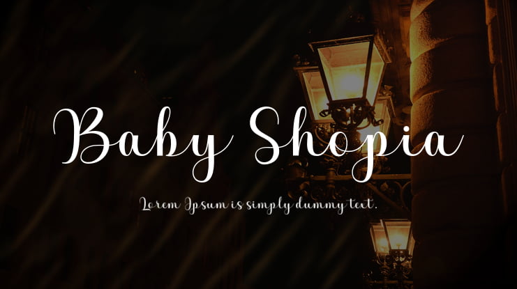Baby Shopia Font