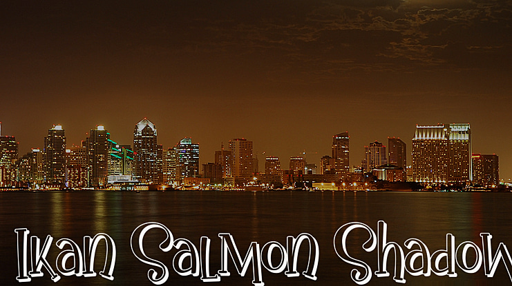 Ikan Salmon Shadow Font Family