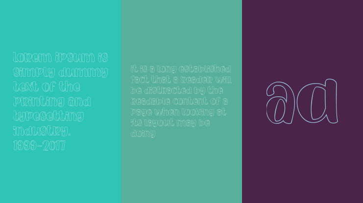 Luar Galaxy Outline Font Family