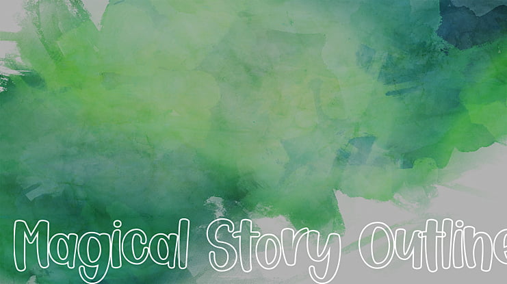 Magical Story Outline Font Family