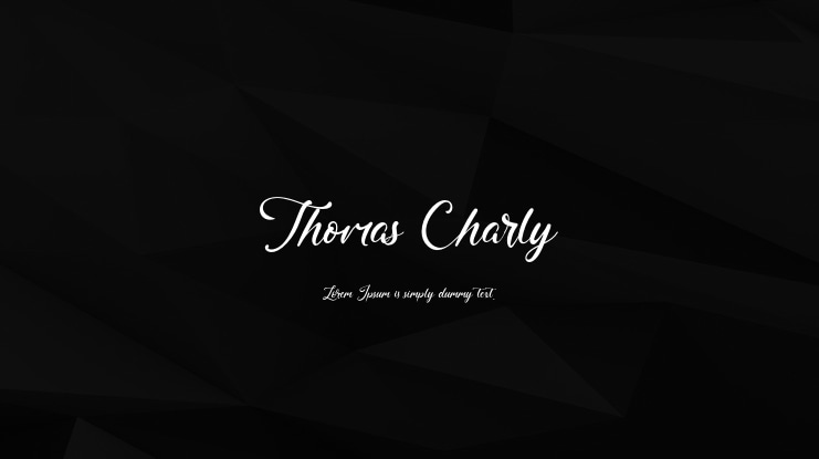 Thomas Charly Font