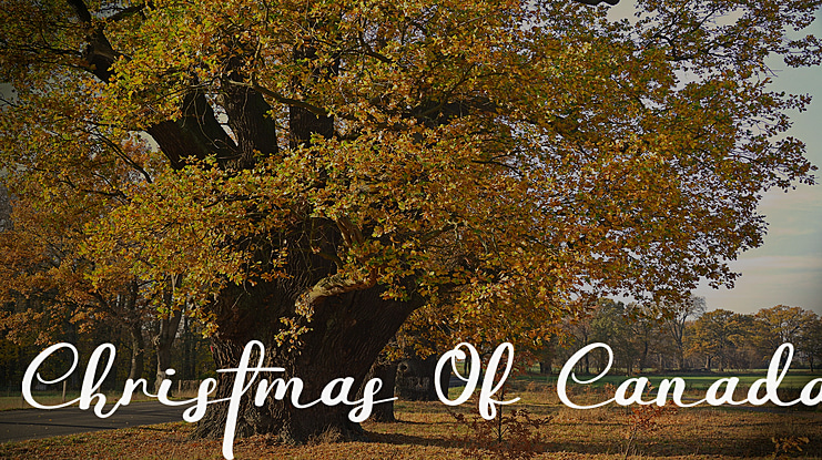 Christmas Of Canada Font