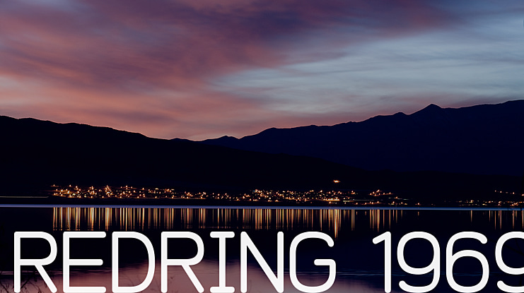 Redring 1969 Font