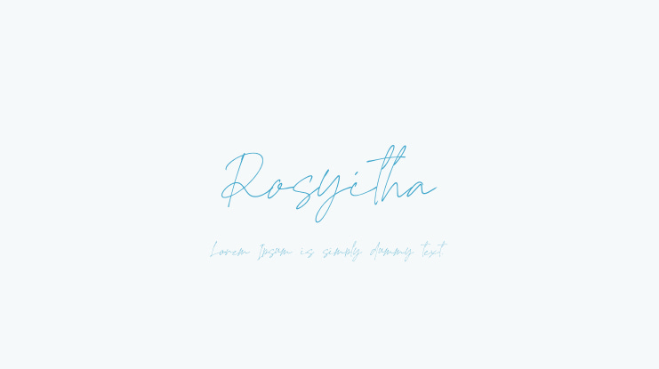 Rosyitha Font