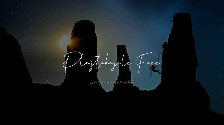 Plastikcycle Free Font