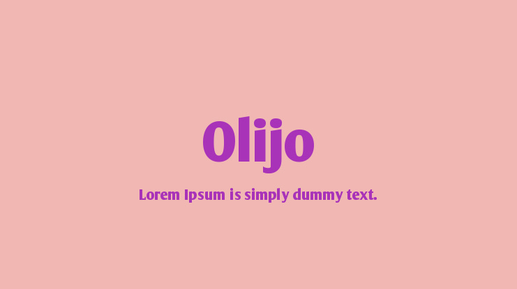 Olijo Font