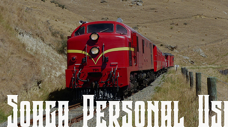 Soaga Personal Use Font