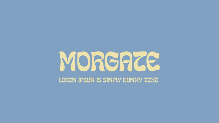 MORGATE Font