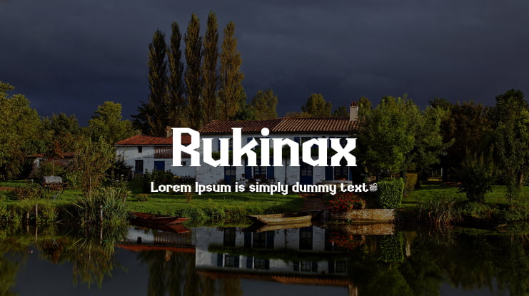 Rukinax Font