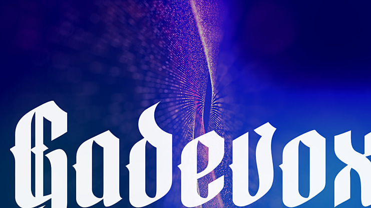 Gadevox Font