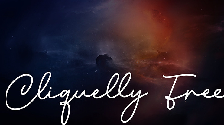 Cliquelly Free Font