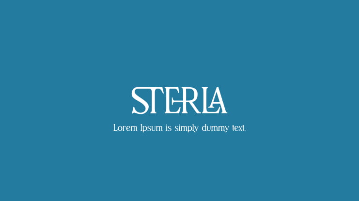 STERLA Font