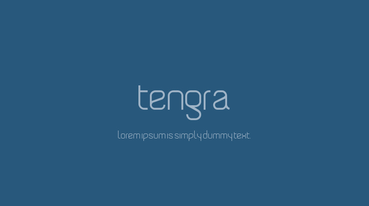 Tengra Font