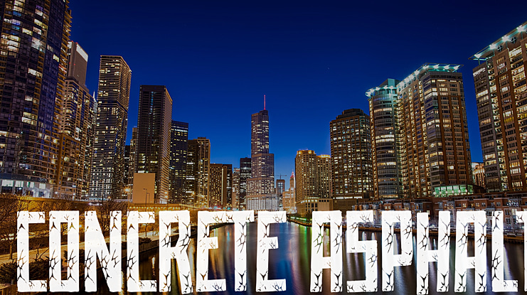 Concrete Asphalt Font