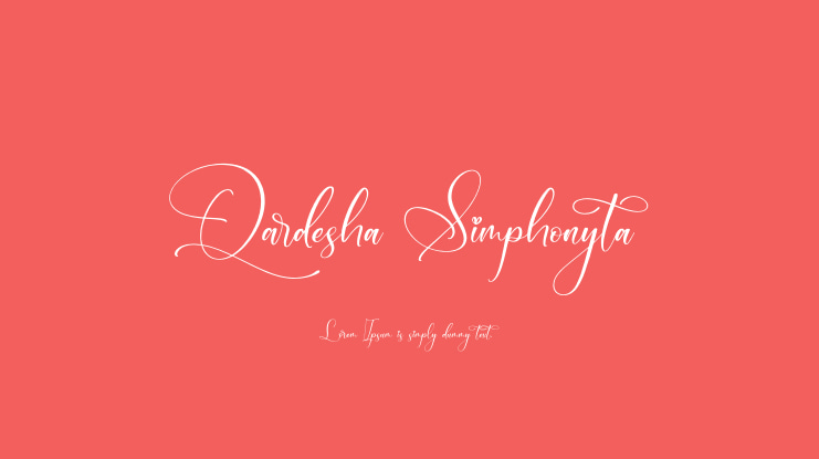 Qardesha Simphonyta Font
