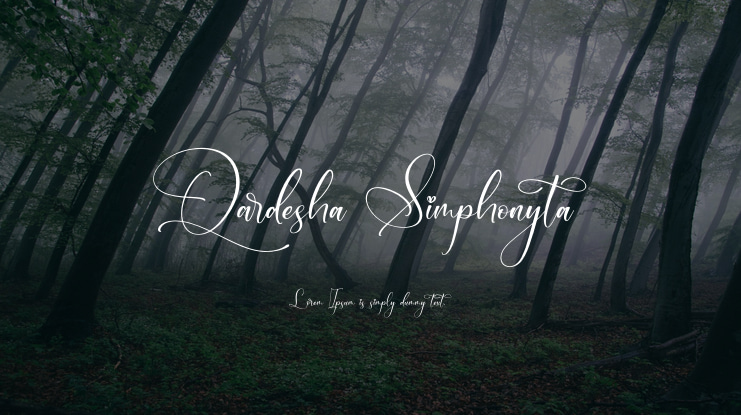 Qardesha Simphonyta Font