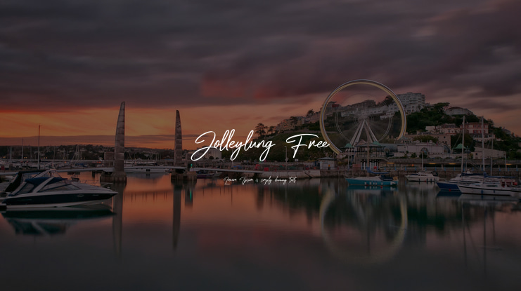 Jolleylung Free Font