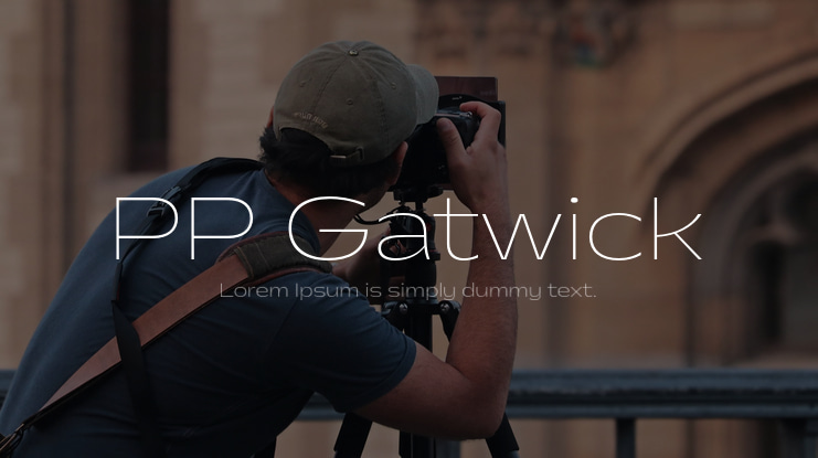 PP Gatwick Font Family