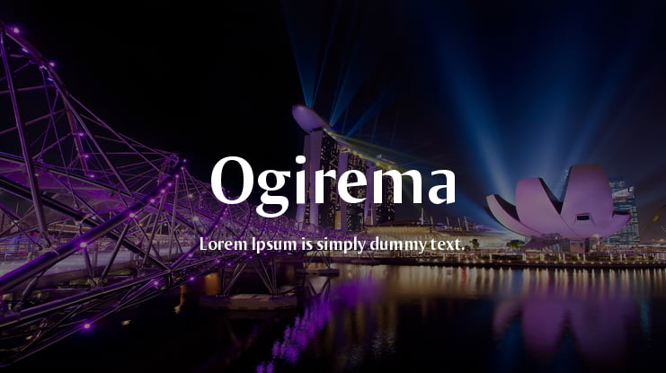Ogirema Font Family