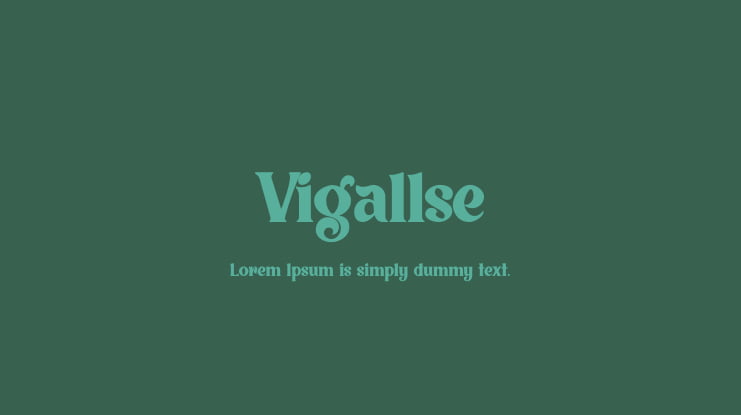 Vigallse Font