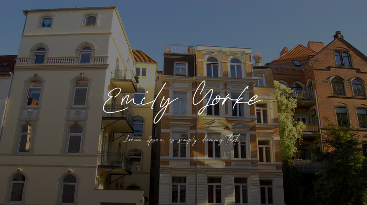 Emily Yorke Font