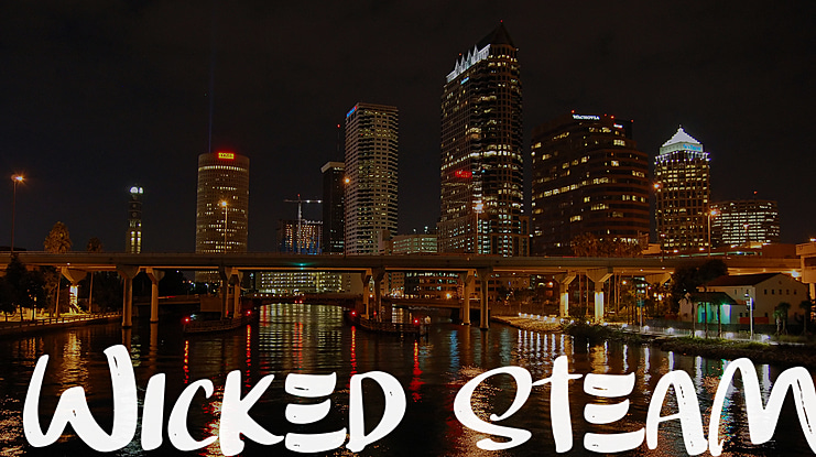 Wicked Steam Font