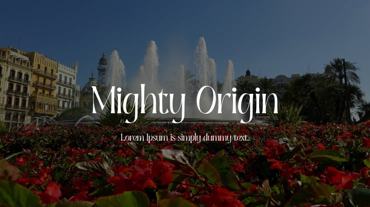 Mighty Origin Font