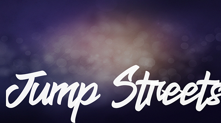 Jump Streets Font