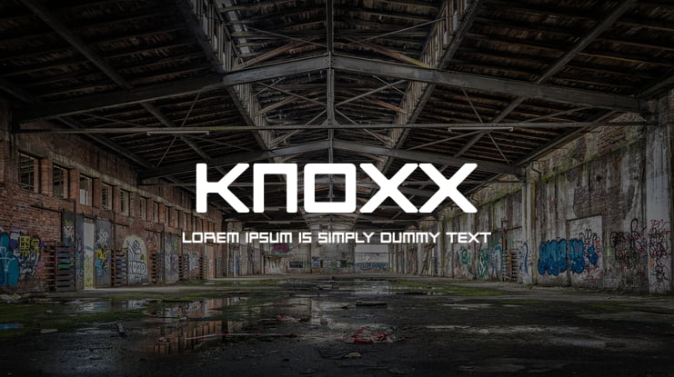 Knoxx Font