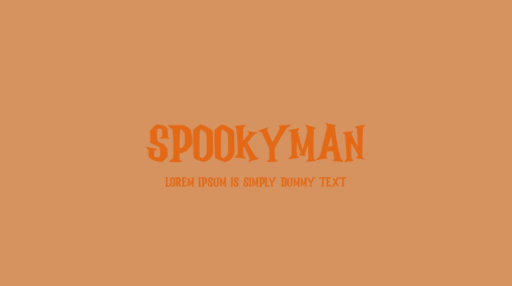 Spookyman Font