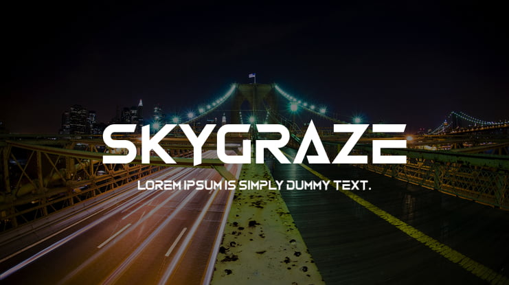 Skygraze Font